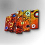 Wallity Cuadro Decorativo en Lienzo 5 Piezas 5PUC-008